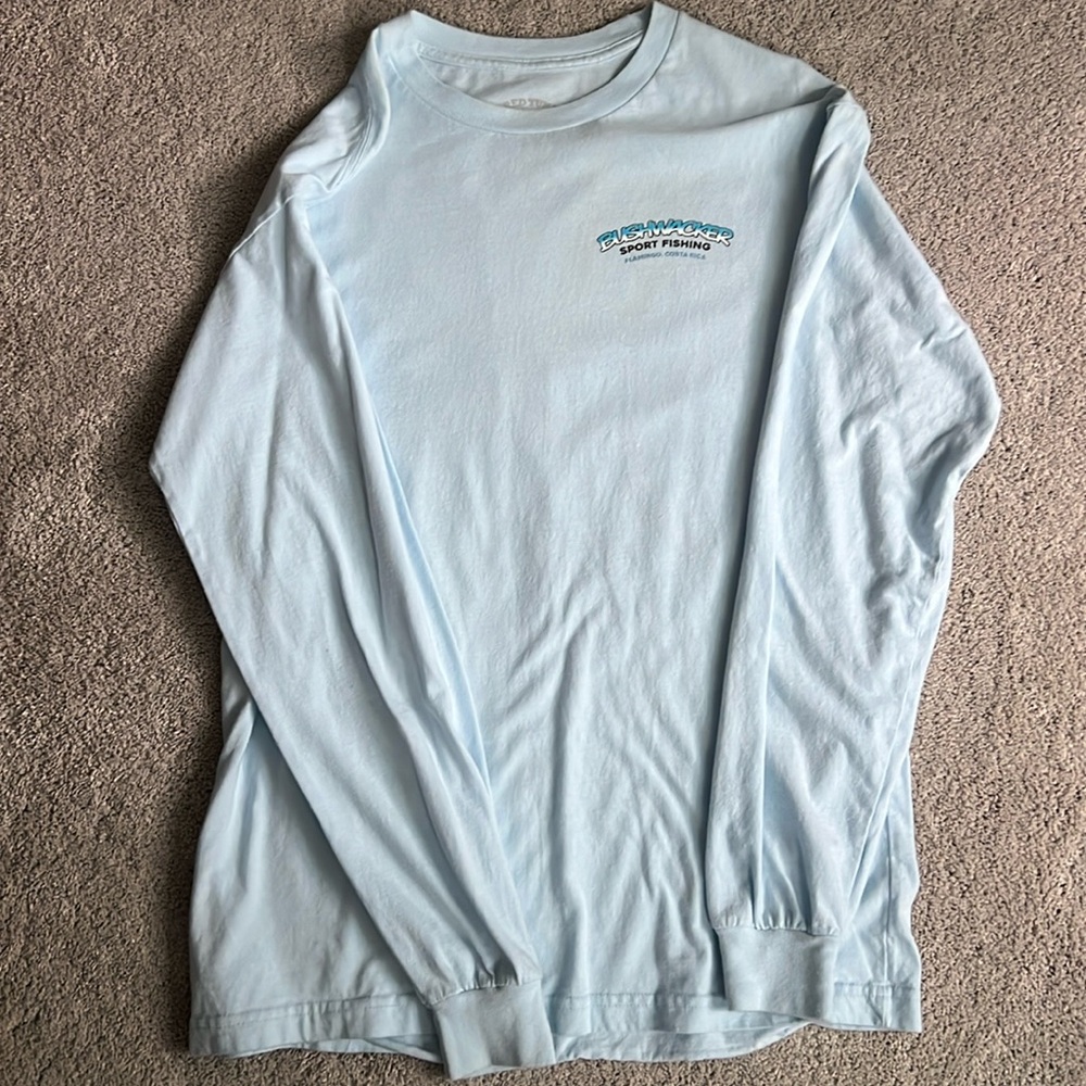 Men’s large long sleeve fishing T